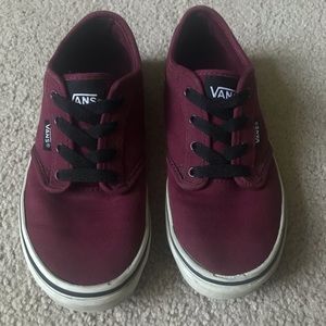 Youth Vans size 3Y.